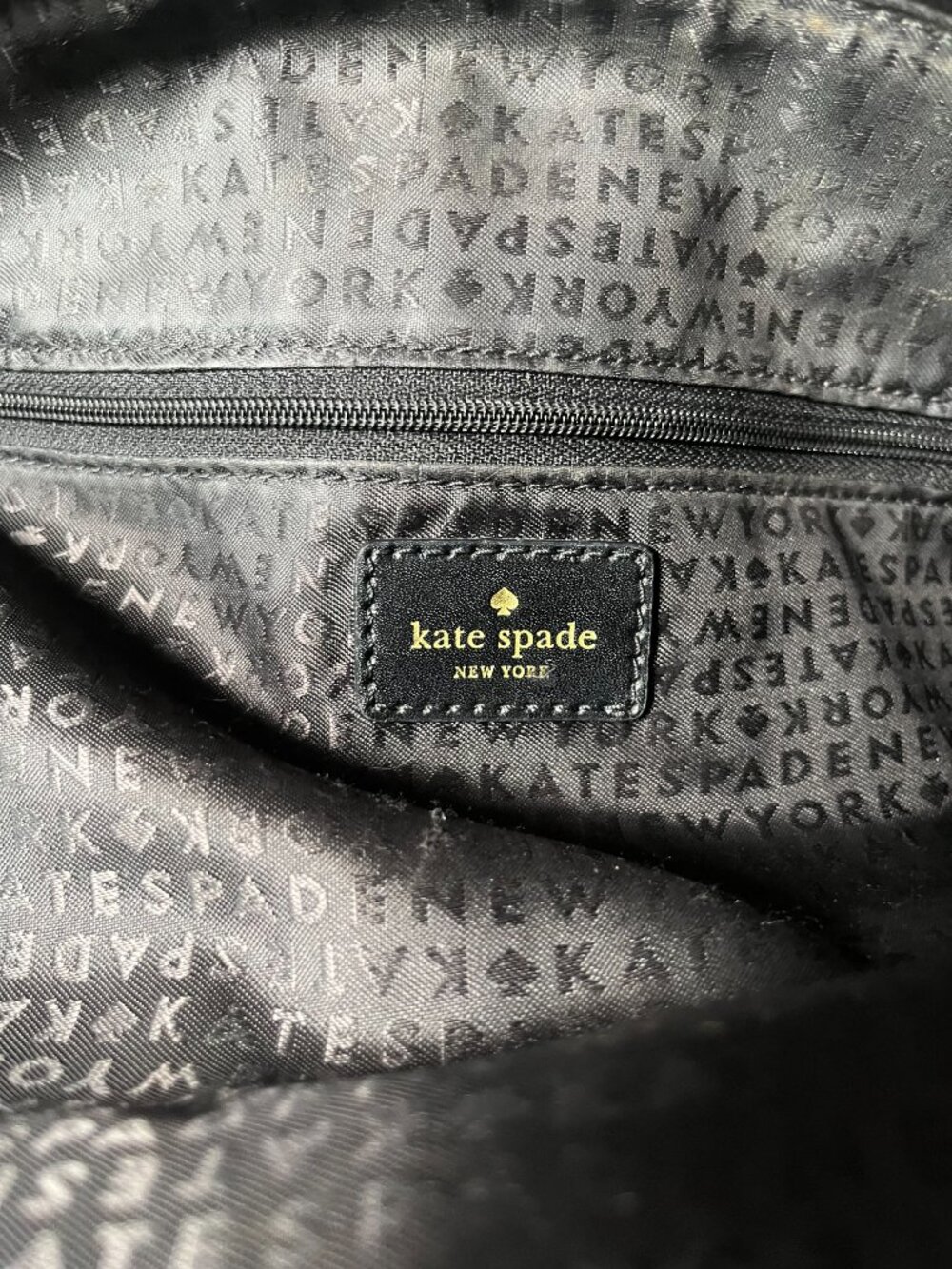 Kate Spade Grove Street Carli Splodge Dot Satchel Black Cream + COA - Picture 10 of 14